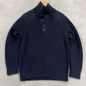 Banana Republic Sweater Mens Medium Wool Fishermen Thick Knit Cottage Pullover